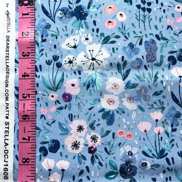 Unicorns, Cats, Flowers, Mixed Lot 100% Cotton Fabric, Quilt Sew, Craft 4-1/2 Yd - Picture 6 of 13